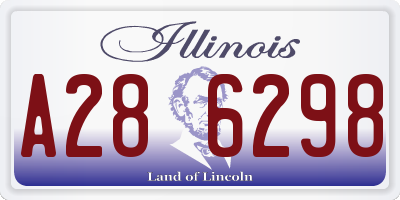 IL license plate A286298