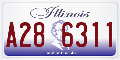 IL license plate A286311