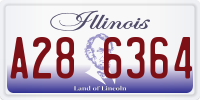 IL license plate A286364