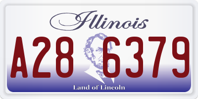 IL license plate A286379