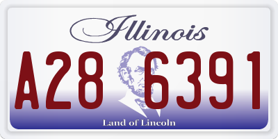 IL license plate A286391