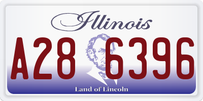 IL license plate A286396