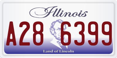 IL license plate A286399