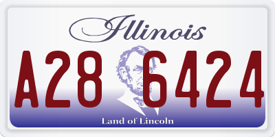 IL license plate A286424