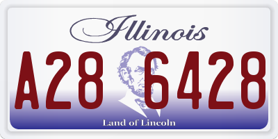 IL license plate A286428