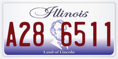 IL license plate A286511