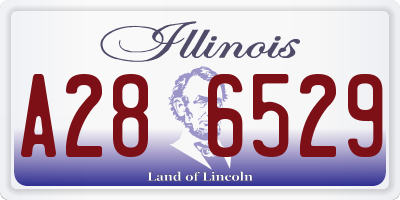 IL license plate A286529