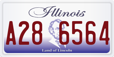 IL license plate A286564