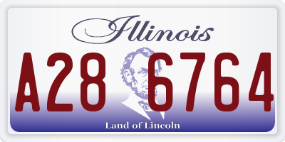 IL license plate A286764