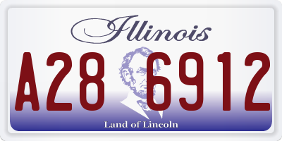 IL license plate A286912
