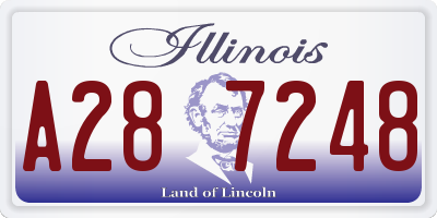 IL license plate A287248
