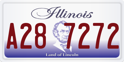 IL license plate A287272