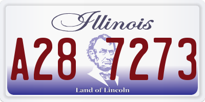 IL license plate A287273