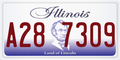 IL license plate A287309