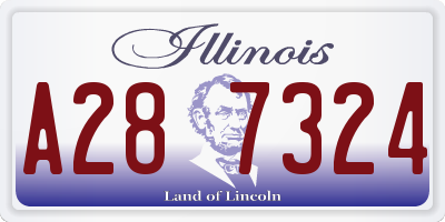 IL license plate A287324
