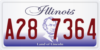 IL license plate A287364