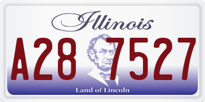 IL license plate A287527