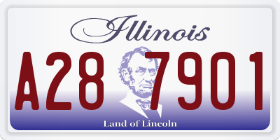 IL license plate A287901