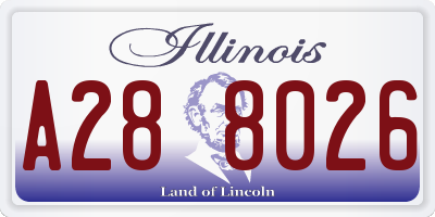 IL license plate A288026