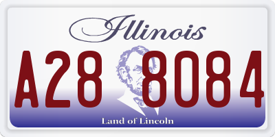 IL license plate A288084