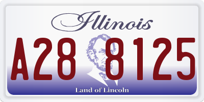 IL license plate A288125
