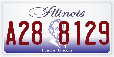 IL license plate A288129