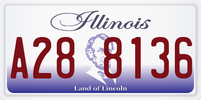 IL license plate A288136