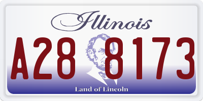 IL license plate A288173