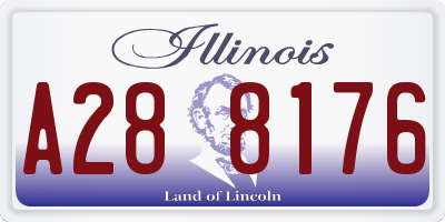 IL license plate A288176