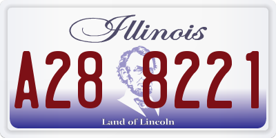 IL license plate A288221