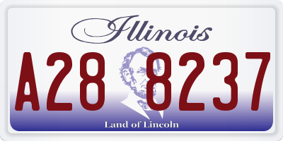 IL license plate A288237