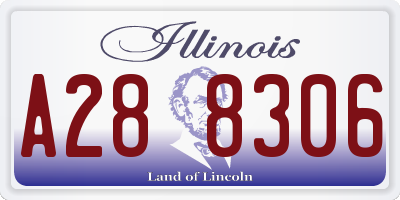 IL license plate A288306