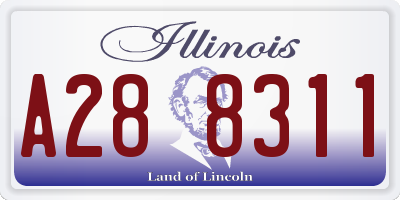 IL license plate A288311
