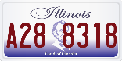 IL license plate A288318