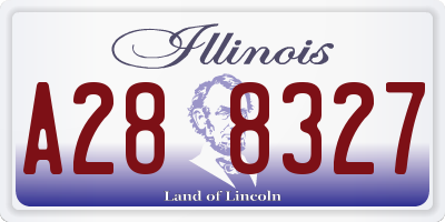 IL license plate A288327