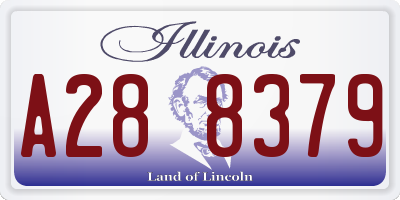 IL license plate A288379