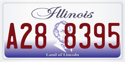 IL license plate A288395