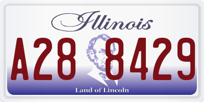 IL license plate A288429