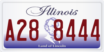 IL license plate A288444