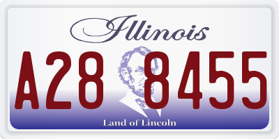 IL license plate A288455