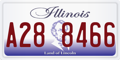 IL license plate A288466