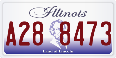 IL license plate A288473
