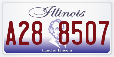 IL license plate A288507