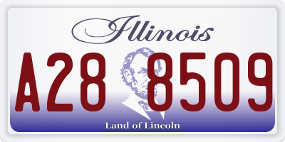 IL license plate A288509