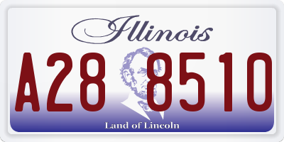 IL license plate A288510