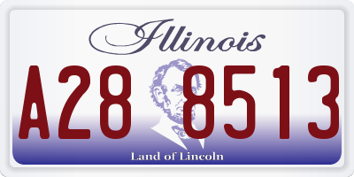 IL license plate A288513