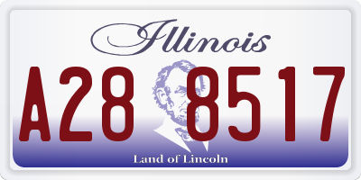 IL license plate A288517