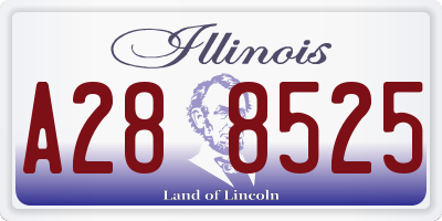 IL license plate A288525