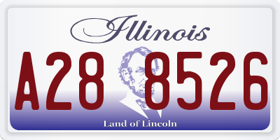 IL license plate A288526
