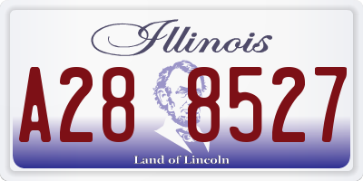 IL license plate A288527